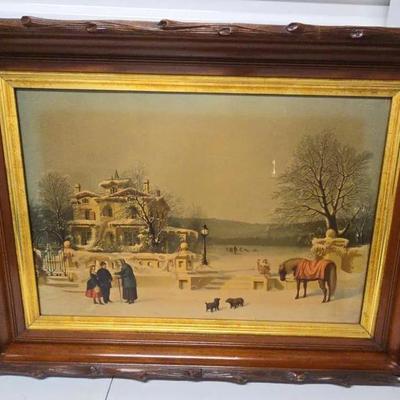 Framed Winter Scene – Witman Print