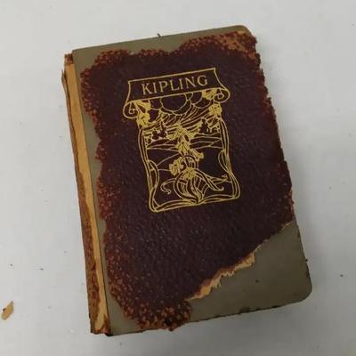 Poems by Rudyard Kipling – Antique Leatherbound Volume