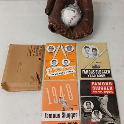 Stan "The Man" Musial Ball Glove And A Baseball From The 96 Atlanta Olympics 