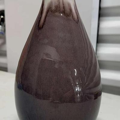 Vintage Handthrown Glazed Pottery Vase