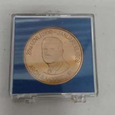 WV Commemorative Coin~ Arch Moore Jr~ 28th Governor 