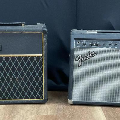 Paired Fender & VOX Amps 