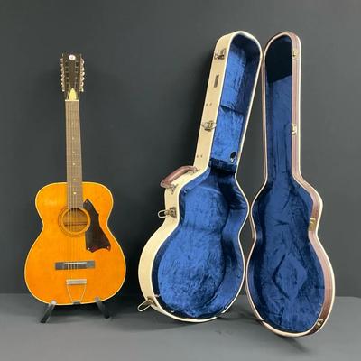 Vintage Acoustic 12 String Guitar 