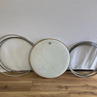 Bass Drum And Drum Piece Lot
