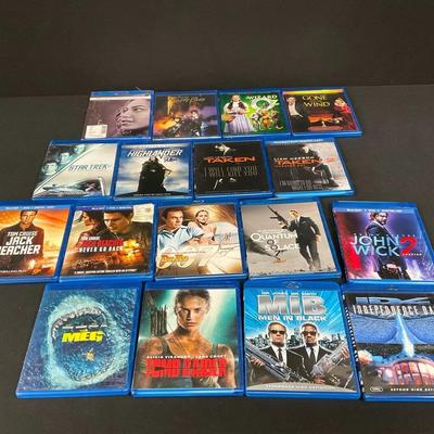 Various Blu-Ray Movies And Albums