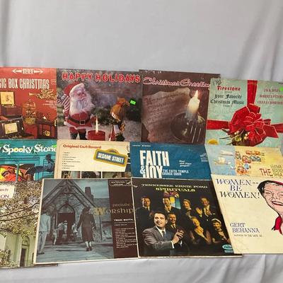 Christmas Vinyl Lot And Religion
