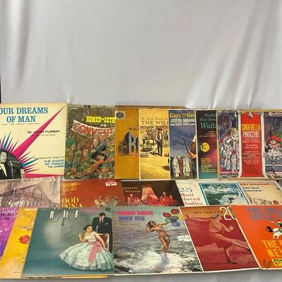 Lot Of 1950's Pop 12 Inch Vinyls