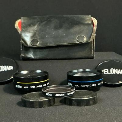 Velonar Telephoto Wide Angle Lens W/case & Caps & More 
