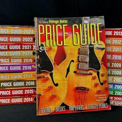 Vintage Guitar Price Guide Books 