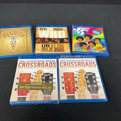 Various Albums By Eric Clapton, Eagles, The Who, And Jackson 5