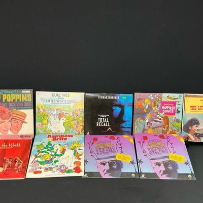 Disney And Movie Vinyl Lot 