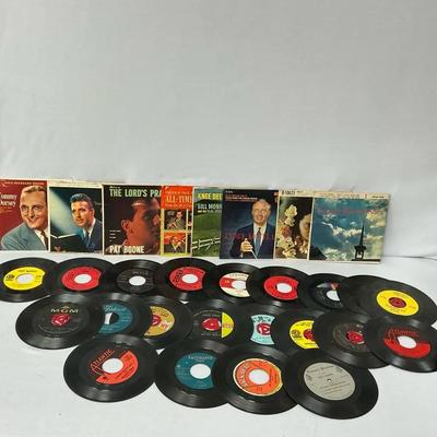 Six Inch vinyl Lot Loose With Cases