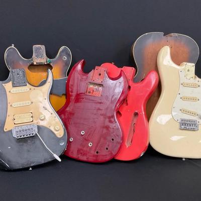 Electric And Acoustic Guitar Body Parts