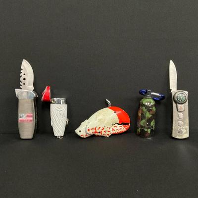 Fishing And Camping Themed Lighters