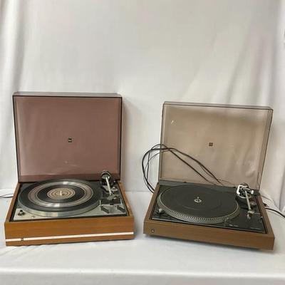 Lot Of 2 Dual Vinyl Record Players
