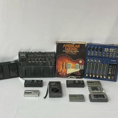 Yamaha Mg10 Soundboard, Music Peddles And Tuner Lot