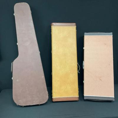 Electric Guitar HARD Case Lot Of 3