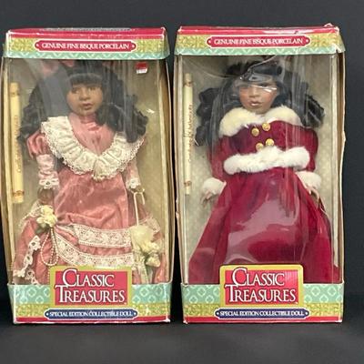 A Pair Of Classic Treasures Dolls