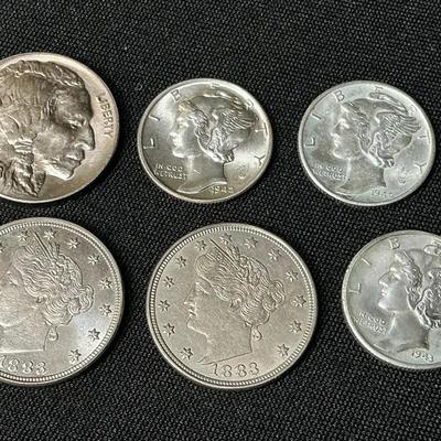 Various Silver Coins 