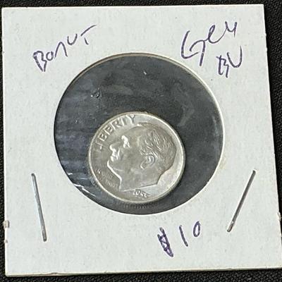 1955 Roosevelt Silver Dim