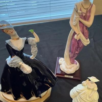 Elegant Lady Figurines