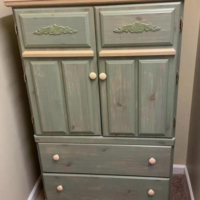 Wood Storage Cabinet/Armoire 