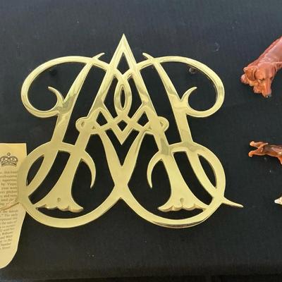 Beswick Figurines and a Queen Anne Trivet