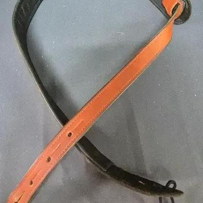 44" Martin & Co. Brown Leather Guitar Strap