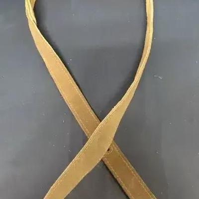 Vintage Adjustable Suede Leather Guitar Strap, Size 48"- 50"