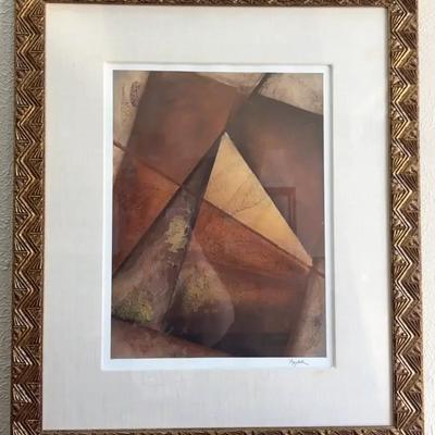 Framed Abstract Art By Mayer #2
