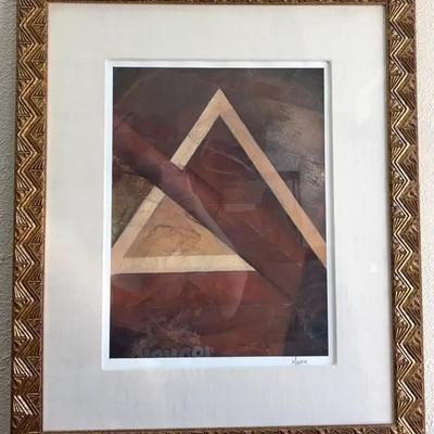 Framed Abstract Art By Mayer 
