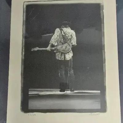 Autographed Stevie Ray Vaughan Poster 371/1000 