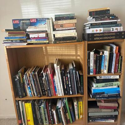 Two Shelves With Books 