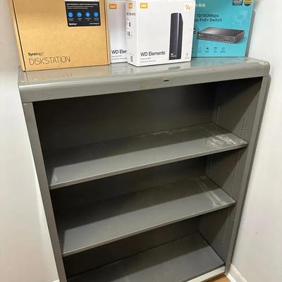 Metal Shelf, NIB Hard Drives, Diskstation And PoE+ Switch