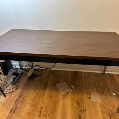 Metal And Formica Desk