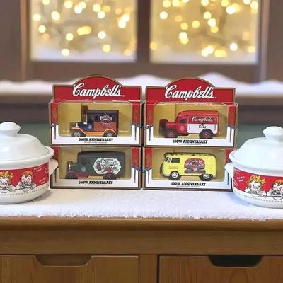 Campbell's Soup Bowls and Collectible Cars