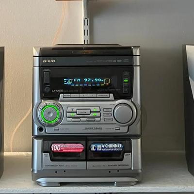 Aiwa Bookshelf 3-In-1 Stereo