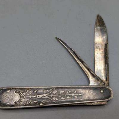 Vintage Gorham Silver Pocket / Fruit Knife