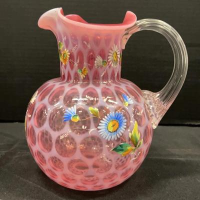 Fenton Coin Dot Pitcher