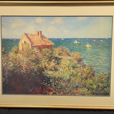 Print Of “Fisherman’s Cottage On The Cliffs Of Varengeville”