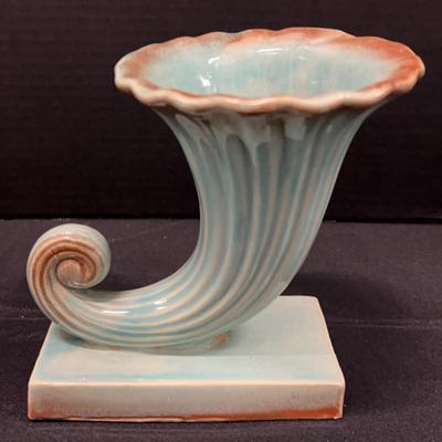 Vintage Cornucopia Style Vase