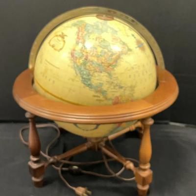 Vintage World Globe Lamp