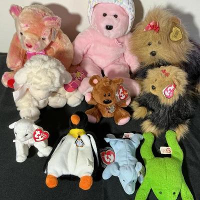 Assortment Of Beanie, Bears And More