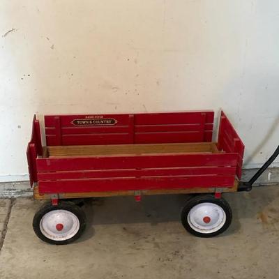 Vintage Radio Flyer “Town & Country” Wooden Wagon