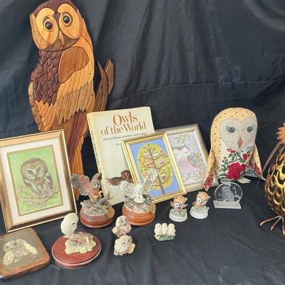 Large Variety Of Assorted Owl Figurines And Collectibles