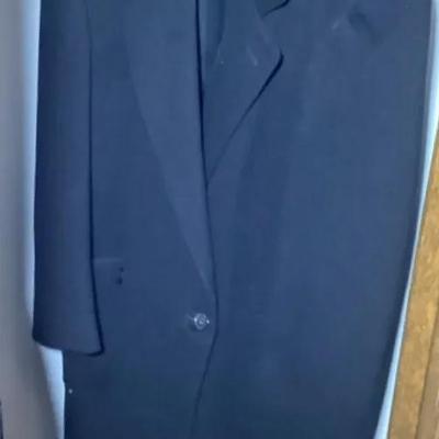  Hammersley Men’s Long Wool Overcoat (Made in England)