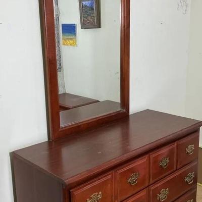 Stanley Dresser and Mirror 