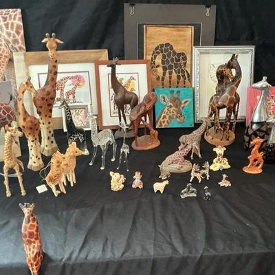 Giraffe Figurines And Decor