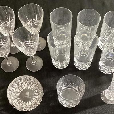 Variety Of Crystal Cups  