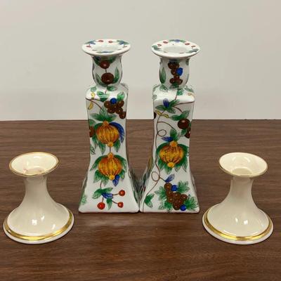 Ceramic Candlestick Holders